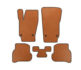 Килимки EVA (HB, 3/5-ти дверний, Помаранчевий) для Volkswagen Polo 2010-2017 рр