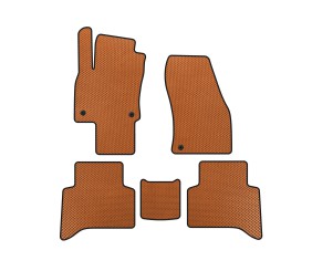 Килимки EVA (5-ти місний, Помаранчевий) для Volkswagen Touran 2015- рр
