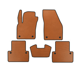 Килимки EVA (2007-2012, SW, Помаранчевий) для Volvo V50 рр