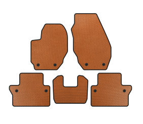 Килимки EVA (Помаранчевий) для Volvo V70 2007-2013 рр