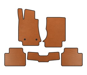 Килимки EVA (Помаранчевий) для Alfa Romeo Giulia 2016-2022 рр