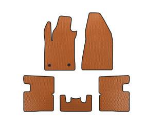 Килимки EVA (Помаранчевий) для Alfa Romeo Giulietta 2010-2020 рр
