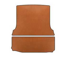 Килимок в багажник EVA (Вантажний, Помаранчевий) для Fiat Fiorino/Qubo 2008-2024 рр