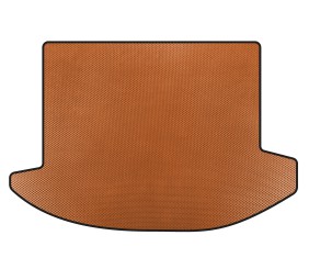 Килимок в багажник EVA (2006-2012, 2 ряди, 7-ми місний, Помаранчевий) для Kia Carens рр