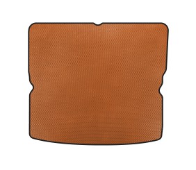 Килимок в багажник EVA (з заходом на 3 ряд, Помаранчевий) для Opel Zafira B 2005-2011 рр