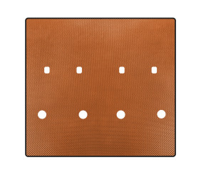 Килимок в багажник EVA (Довга база, Помаранчевий) для Peugeot Partner/Rifter 2019- рр