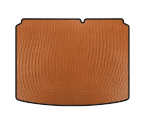 Килимок в багажник (Купе, Помаранчевий) для Citroen C-4 2004-2010 рр