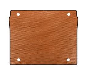 Килимок в багажник (5-ти місний/Коротка база, Помаранчевий) для Fiat Doblo II 2010-2022 рр