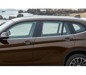Нижня окантовка вікон (6 шт, нерж) Carmos - Турецька сталь для BMW X5 E70 2007-2013 рр