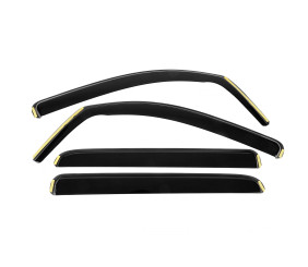 Вітровики вставні Niken Luxury (2014-2021, CrewMax/Crew Cab, 4 шт) для Toyota Tundra рр