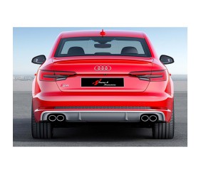 Дифузор заднього бампера DPT (2016-2019) для Ауди A4 B9 рр