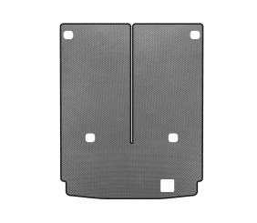 Килимок в багажник (7-місний зі складеним 3 рядом, Cірий) для Mercedes GL сlass X164 2006-2012 рр