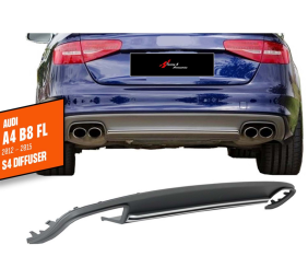 Дифузор заднього бампера DPT V1 (2012-2015) для Ауди A4 B8 рр