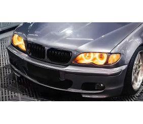 Ніздрі M-Look DPT (для Coupe 2003-2006, чорний глянець) для BMW 3 серія E46 рр