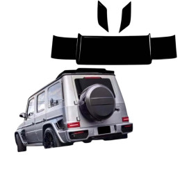 Спойлер DPT (чорний глянець) для Mercedes G сlass W463 2018-2024 рр