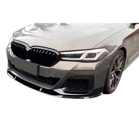 Накладка на передній бампер DPT Lip V2 (для M-Performance 2020-2024, чорний глянець) для BMW 5 серія G30/G31 рр