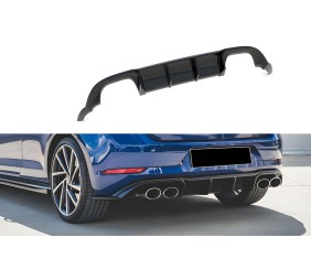 Задній дифузор DPT V-3 (для R / R-Line, 2017-2019, чорний глянець) для Volkswagen Golf 7/E-Golf рр