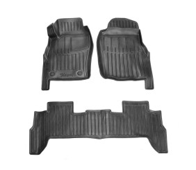 Килимки Stingray 3D (5 дверей, 3 шт) для Nissan Patrol Y61 1997-2011 рр