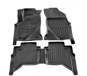 Килимки Stingray 3D (Crew Cab, 5 шт) для Toyota Hilux 2015- рр