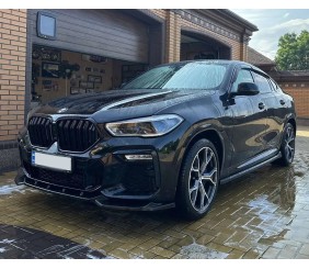 Ніздрі M-Look (2019-2022, чорний глянцевий) для BMW X6 G06 2019- рр