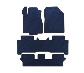 Килимки EVA (3 ряди, Синій) для Acura MDX 2007-2013 рр