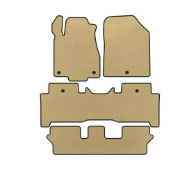 Килимки EVA (3 ряди, Бежевий) для Acura MDX 2007-2013 рр