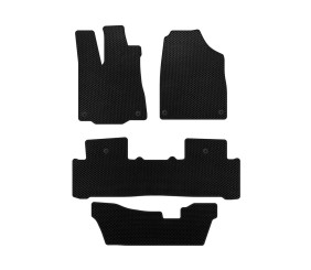 Килимки EVA (3 ряди, Чорний) для Acura MDX 2013-2020 рр