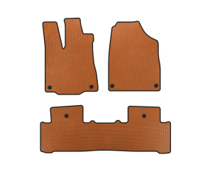 Килимки EVA (2 ряди, Помаранчевий) для Acura MDX 2013-2020 рр