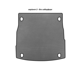 Килимок в багажник EVA V-2 (без сабвуфера, Сірий) для Alfa Romeo Stelvio 2016- рр