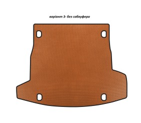 Килимок в багажник EVA V-3 (без сабвуфера, Помаранчевий) для Alfa Romeo Stelvio 2016- рр