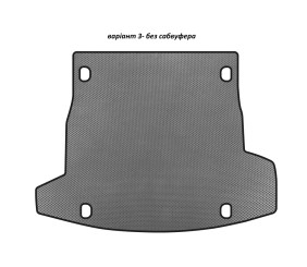 Килимок в багажник EVA V-3 (без сабвуфера, Сірий) для Alfa Romeo Stelvio 2016- рр