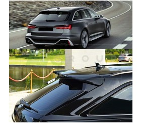 Спойлер DPT V2 (SW, чорний глянець) для Ауди A6 C8 2018- рр