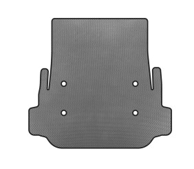 Килимок в багажник EVA V-2 (SD, Сірий) для BMW 5 серія E39 1996-2003 рр