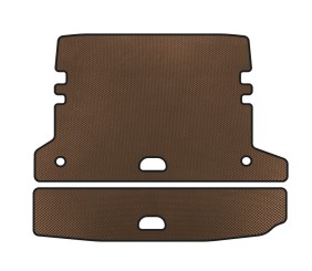 Килимок в багажник EVA V-2 (для F-31, Коричневий) для BMW 3 серія F30/F31 2012-2019 рр