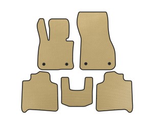 Килимки EVA (Для F46, 2 ряди, Бежевий) для BMW 2 серія Active Tourer F45/F46 2014-2021 рр