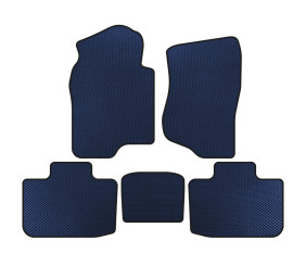 Килимки EVA (2 ряди, Синій) для Cadillac Escalade 2007-2014 рр