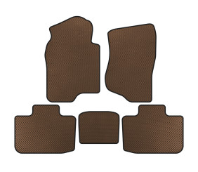 Килимки EVA (2 ряди, Коричневий) для Cadillac Escalade 2007-2014 рр