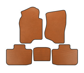 Килимки EVA (2 ряди, Помаранчевий) для Cadillac Escalade 2007-2014 рр