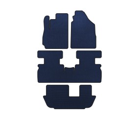 Килимки EVA (3 ряди, Синій) для Jetour X70 2018- рр