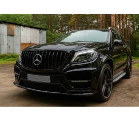 Передня решітка GT Panamericana Black (для GL) для Mercedes GL/GLS сlass X166 2012-2019 рр