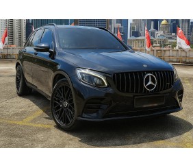 Передня решітка GT Panamericana Black (2015-2019) для Mercedes GLC X253 рр