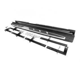 Бокові пороги OEM V2 (2 шт, алюміній) для Mitsubishi Outlander 2012-2021 рр