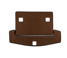 Килимок багажника EVA (7 місць, Коричневий) для Chevrolet Captiva 2006-2019 рр