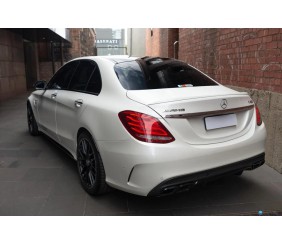 Задній бампер під дифузор (AMG C63-designs 2014-2021) для Mercedes C-сlass W205 рр