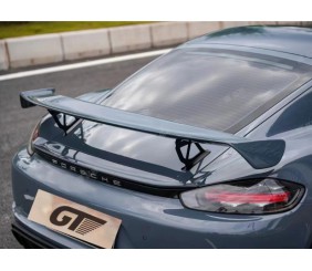 Спойлер карбоновий GT4 для Porsche Boxster/Cayman 982 (718) 2016- рр