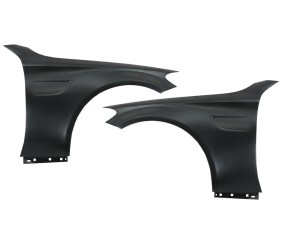 Крила C63 AMG Style (алюміній, 2 шт) для Mercedes C-сlass W205 2014-2021 рр