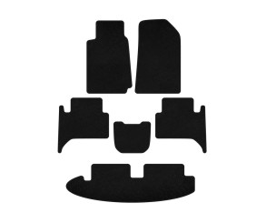 Килимки текстильні Classic (3 ряди, Чорний) для Chevrolet Trailblazer 2012-2019 рр