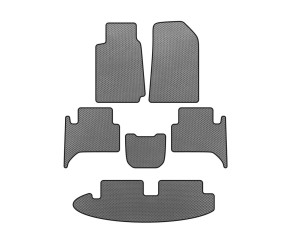 Килимки EVA (3 ряди, Сірий) для Chevrolet Trailblazer 2012-2019 рр