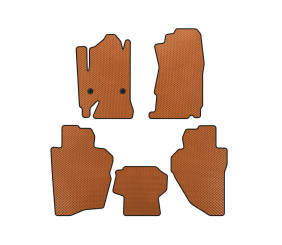 Килимки EVA (Помаранчевий) для Chevrolet Silverado 2013-2019 рр