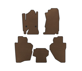 Килимки EVA (Коричневий) для Chevrolet Silverado 2013-2019 рр